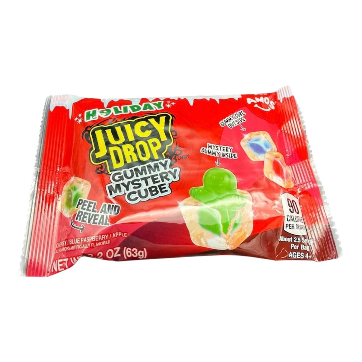 Juicy Drop Holiday Gummy Mystery Cube