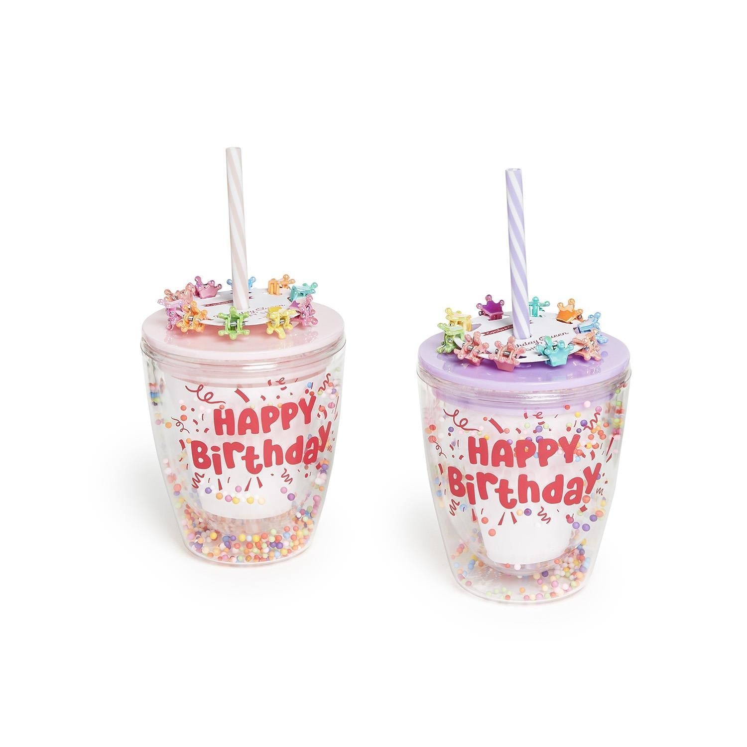 Birthday Queen Cup and Clips Gift Set - Nandy&