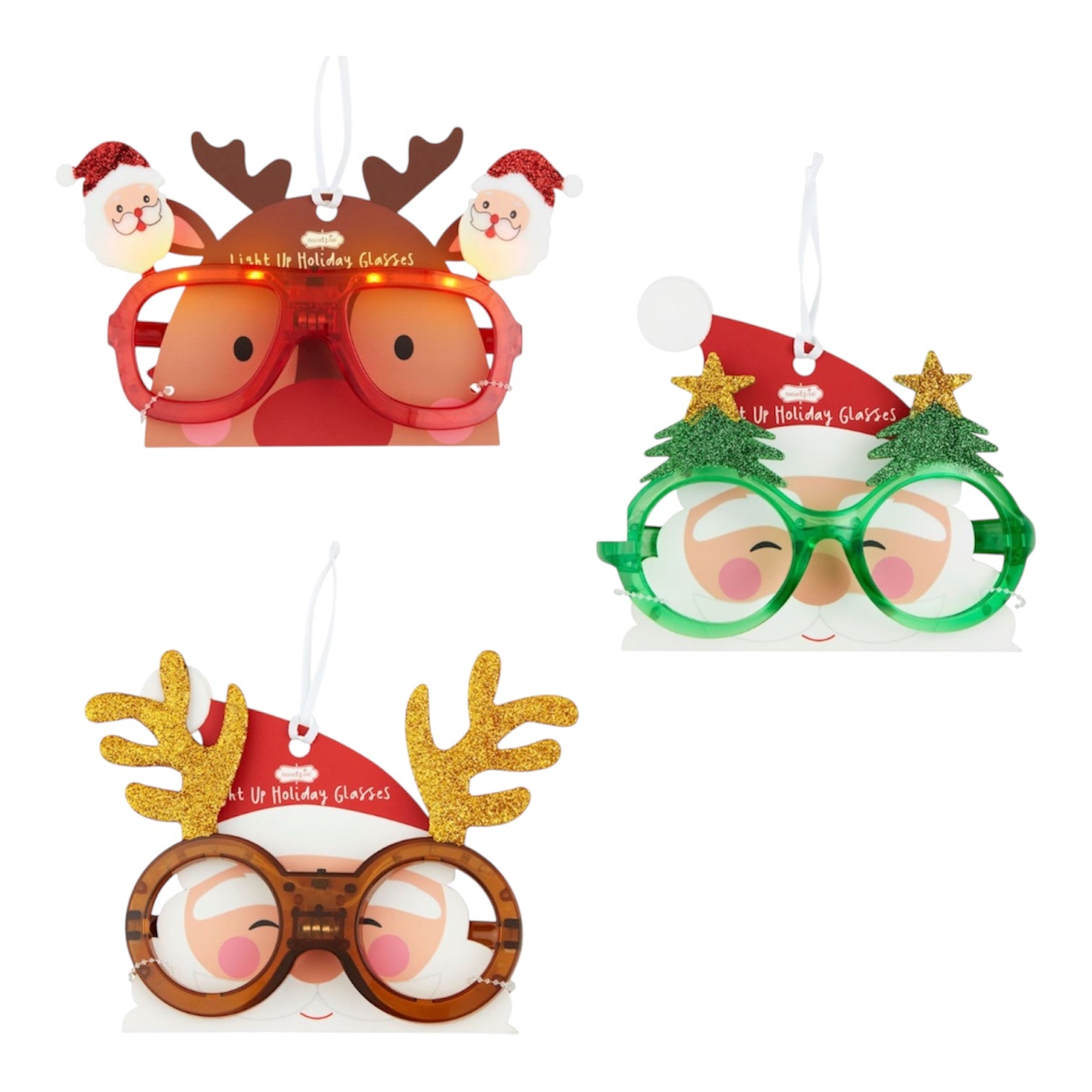 Christmas Light - Up Glasses - Nandy&