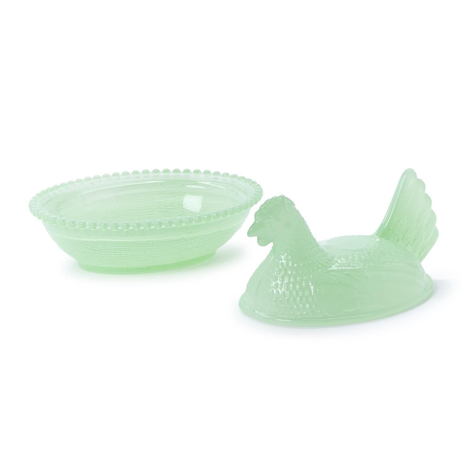 Hen on Nest Ceramic Dish - Nandy&