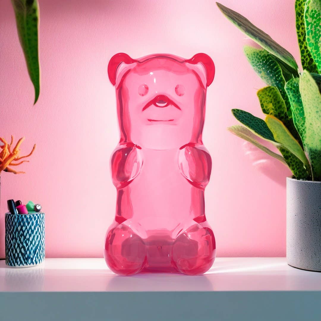 Kids Night Light: Squeezable Gummy Soft Glow - Strawberry - Nandy&