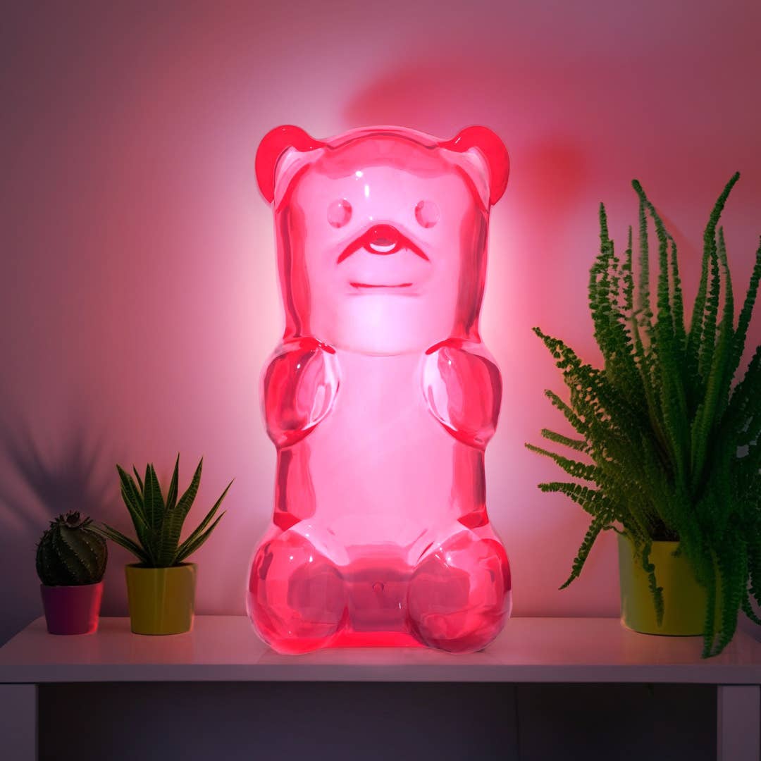 Kids Night Light: Squeezable Gummy Soft Glow - Strawberry - Nandy&