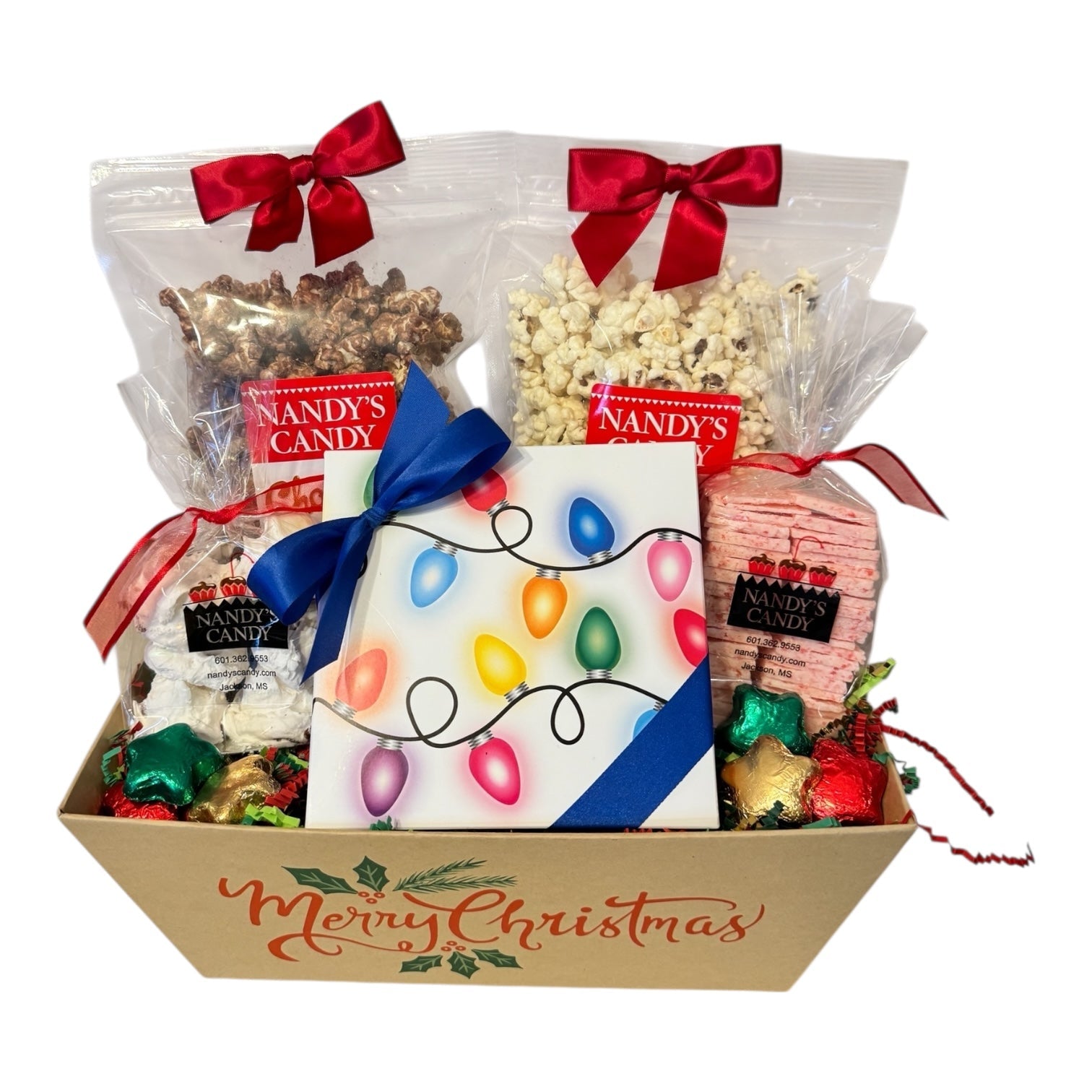 Merry & Bright Christmas Basket - Nandy&