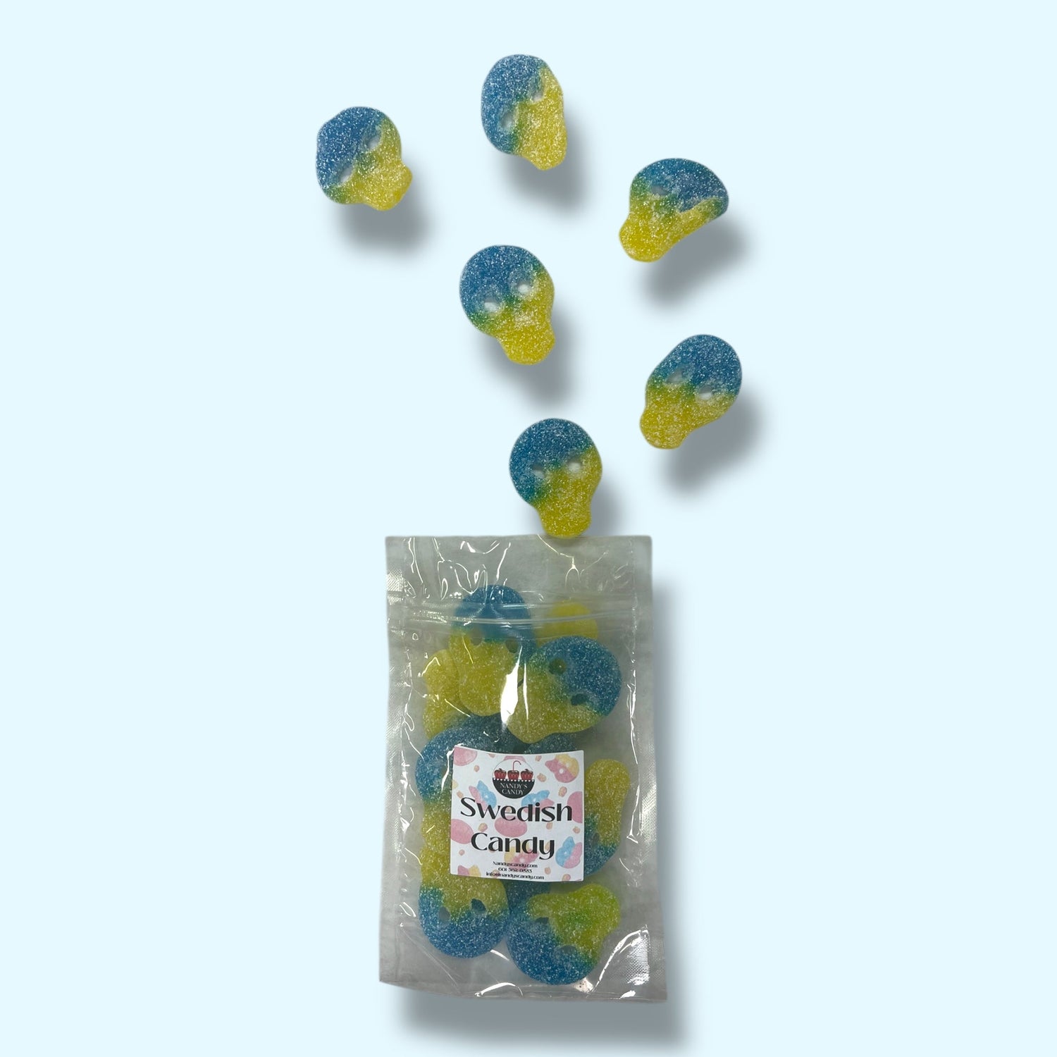 Sour Skulls Swedish Candy - Nandy&