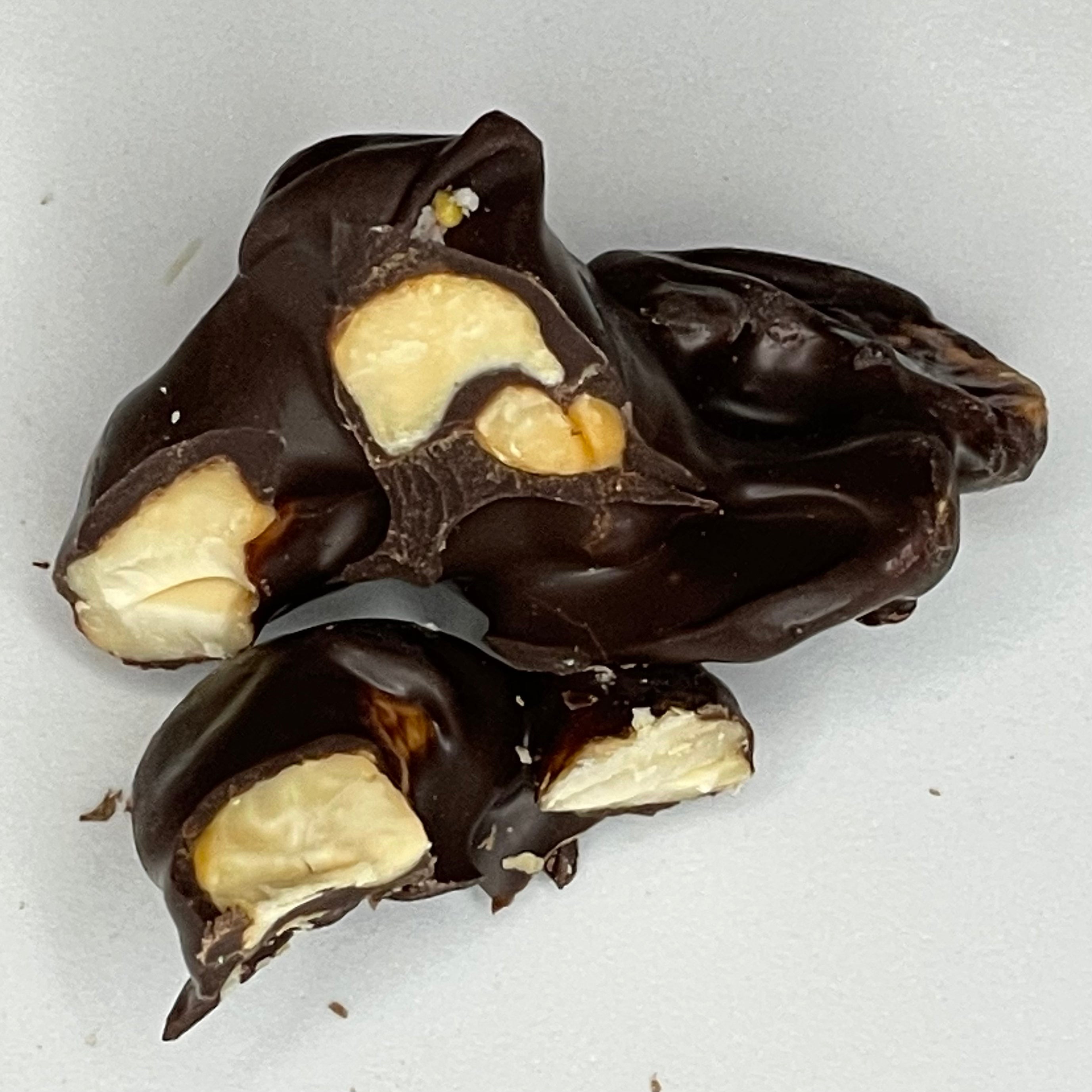 Detail of Dark Chocolate Cashew Cluster