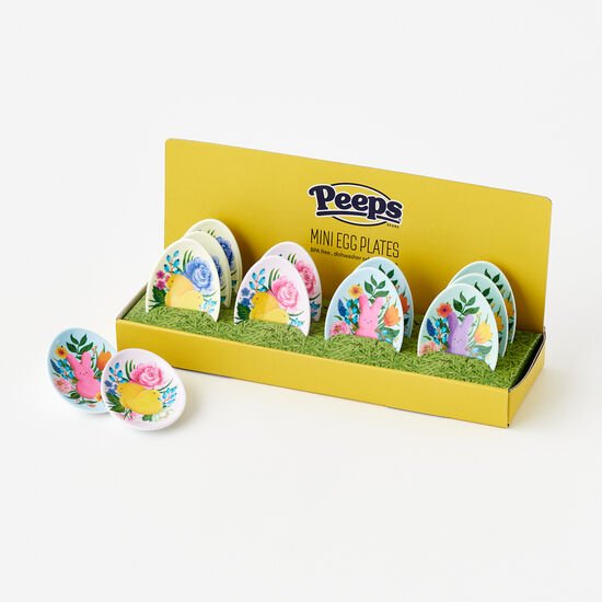 Small Peeps Egg Shaped Plates - Nandy&