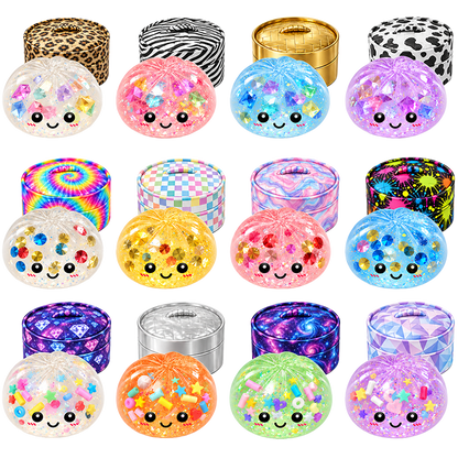 Fun Doh Mystery Gem Filled Squishy Dumpling Toy - 12/Display