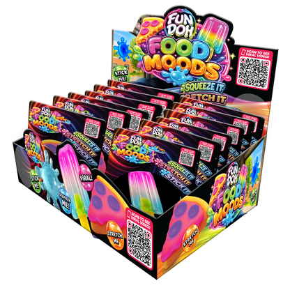 Fun Doh Food Moods Snack Attack Squishy Variety - 12/Display