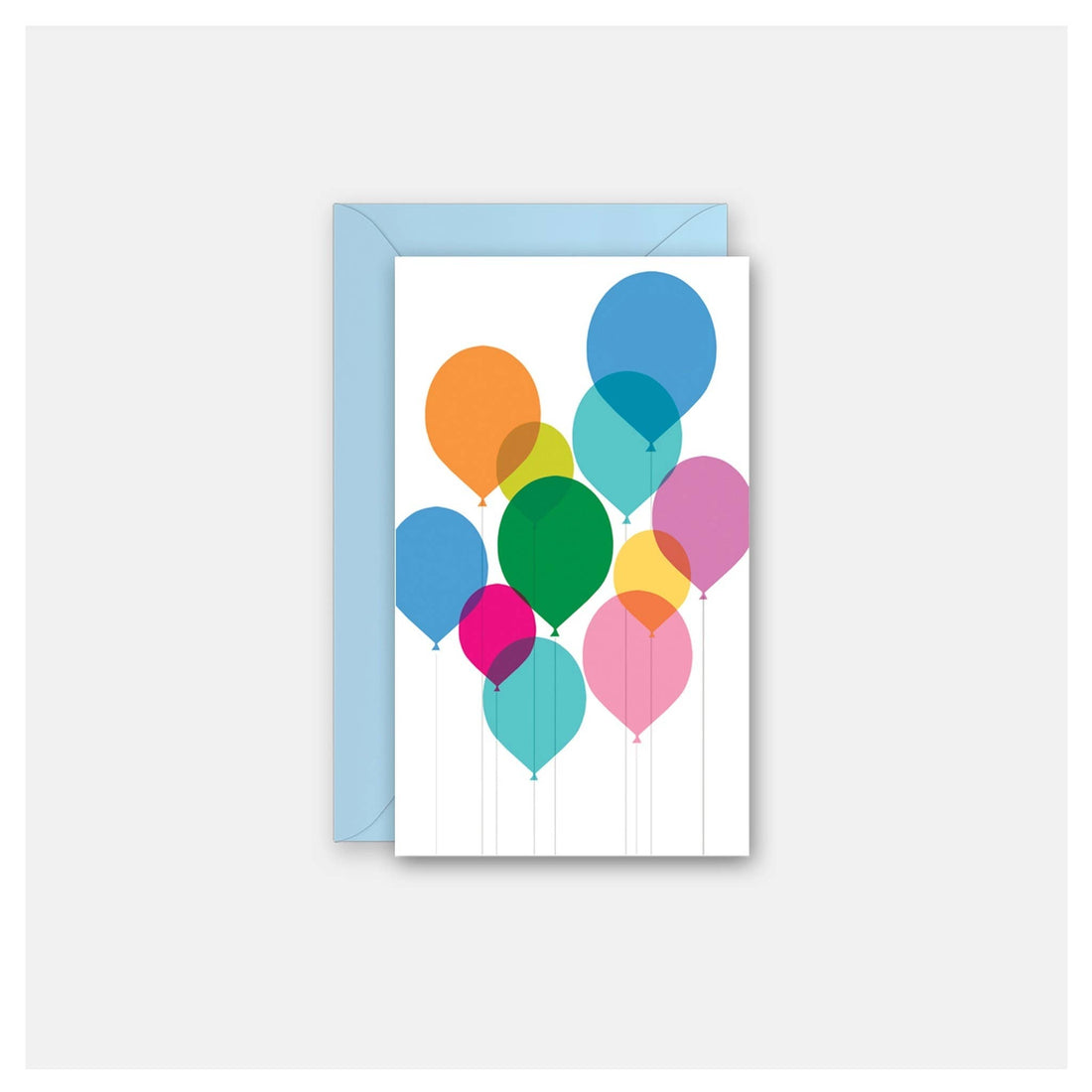 Balloons Colorful - Gift Enclosure Card - Nandy&
