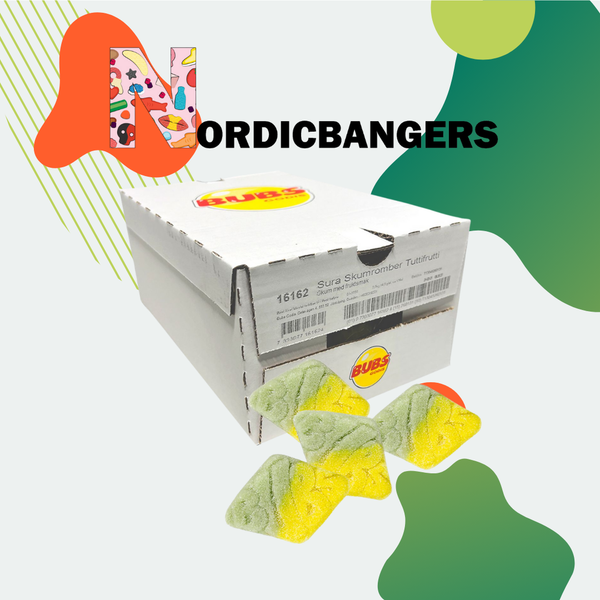 Bubs Swedish Candy Sour Foam Rhomb 2.6kg Box