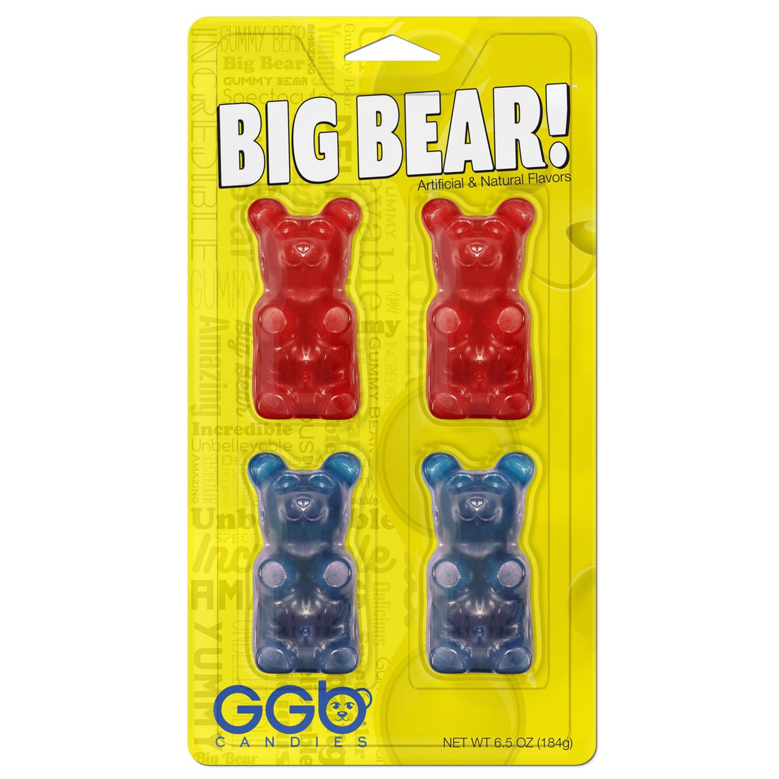 Big Gummy Bear 4 Pack - Nandy&