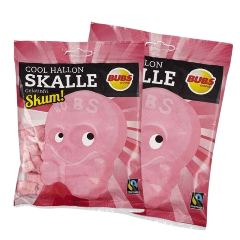Bubs Cool Raspberry Skull Foam Swedish Candy - Nandy's CandyBubs Cool Raspberry Skull Foam Swedish Candy