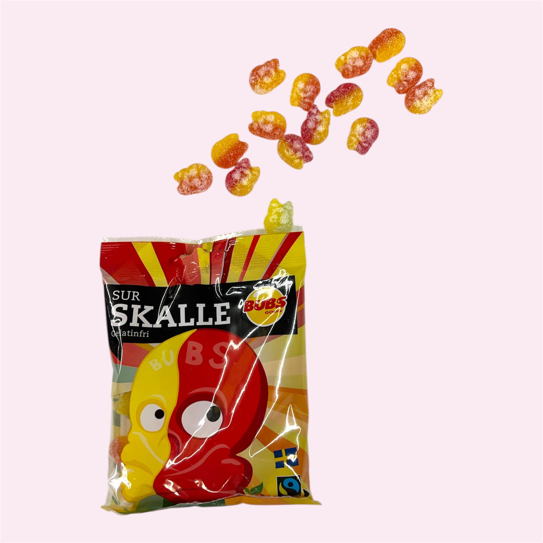 Bubs Sour Skull Swedish Candy - Nandy&