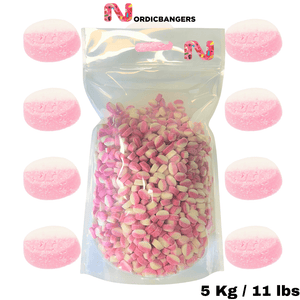 BUBS Vegan Mini Ovals Strawberry & Vanilla – Big Pick & Mix - Nandy's CandyBUBS Vegan Mini Ovals Strawberry & Vanilla – Big Pick & Mix