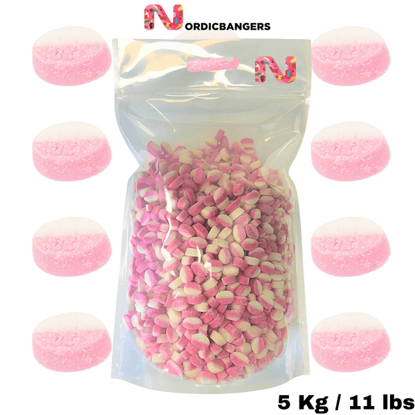 BUBS Vegan Mini Ovals Strawberry & Vanilla – Big Pick & Mix - Nandy's CandyBUBS Vegan Mini Ovals Strawberry & Vanilla – Big Pick & Mix