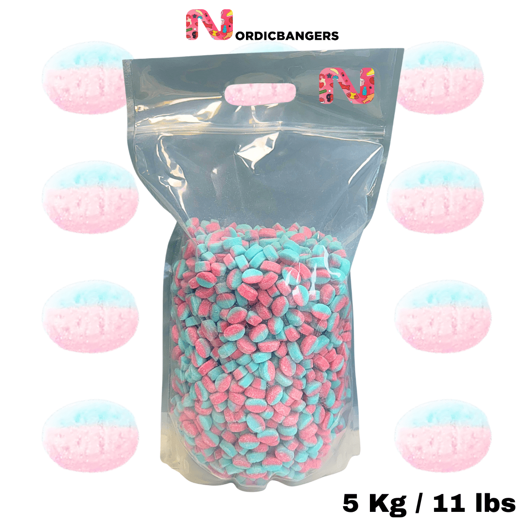 BUBS Vegan Ovals Raspberry & Blueberry Mini - Big Pick & Mix - Nandy's CandyBUBS Vegan Ovals Raspberry & Blueberry Mini - Big Pick & Mix