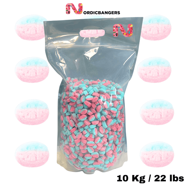 BUBS Vegan Ovals Raspberry & Blueberry Mini - Big Pick & Mix - Nandy's CandyBUBS Vegan Ovals Raspberry & Blueberry Mini - Big Pick & Mix