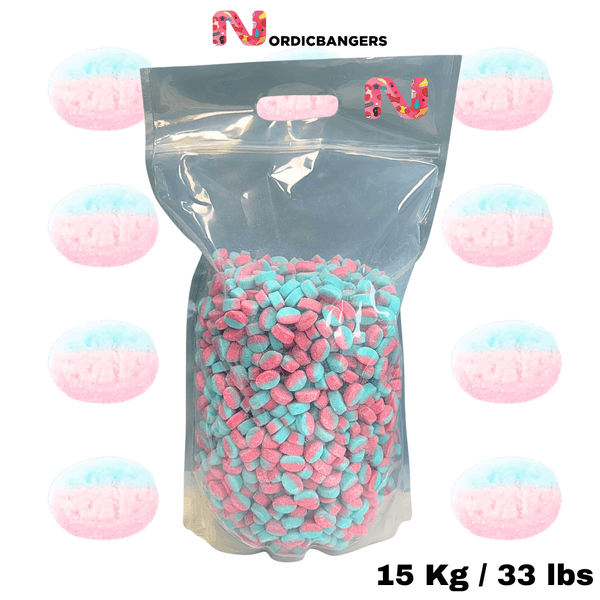 BUBS Vegan Ovals Raspberry & Blueberry Mini - Big Pick & Mix - Nandy's CandyBUBS Vegan Ovals Raspberry & Blueberry Mini - Big Pick & Mix