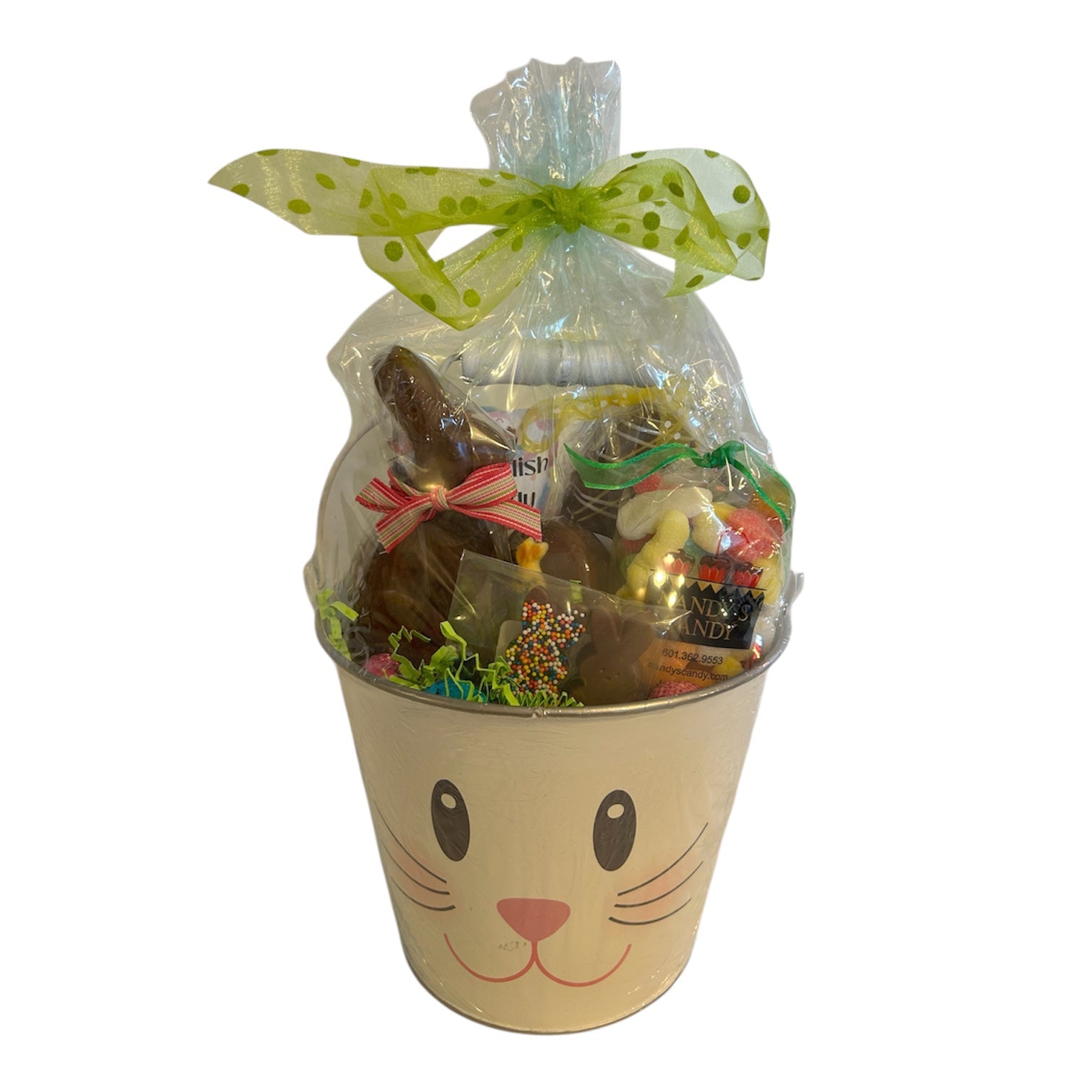 Bunny Face Easter Bucket - Nandy&