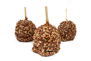 Caramel Apples with Pecans For Shipping Orders - Nandy's CandyCaramel Apples with Pecans For Shipping Orders