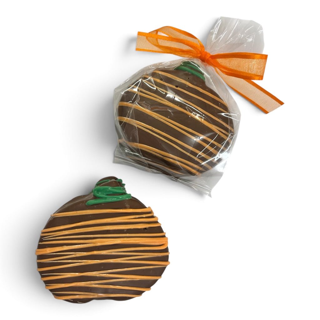 Chocolate covered marshmallow pumpkins - Nandy&