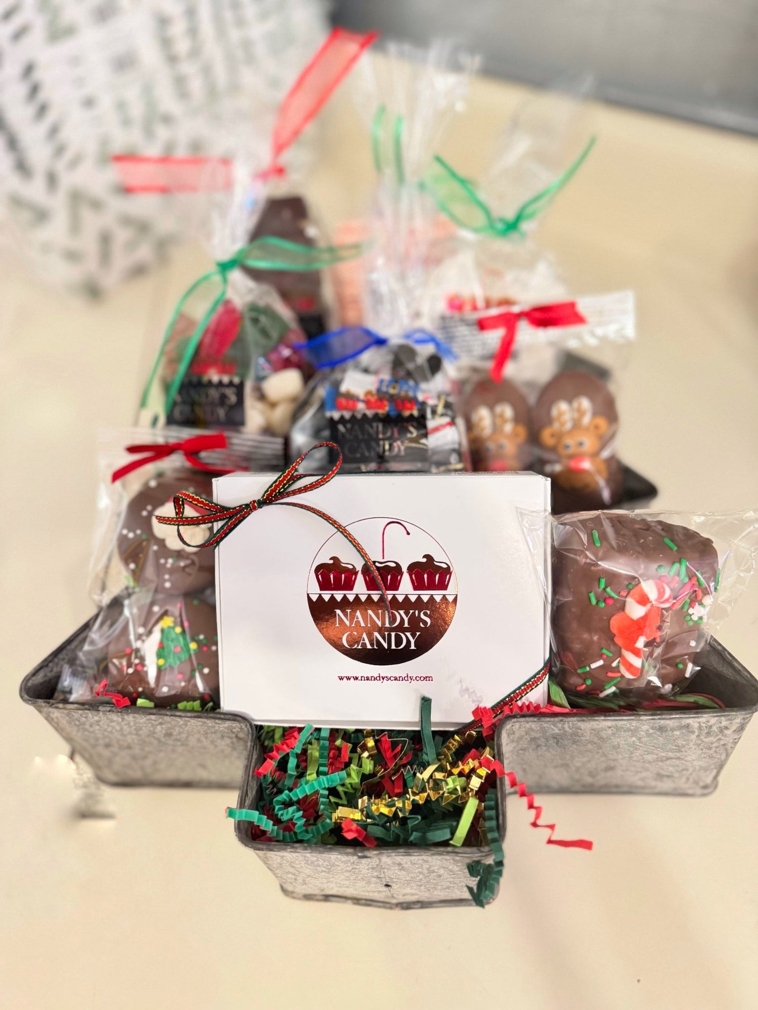 Christmas Tree Basket - Nandy&