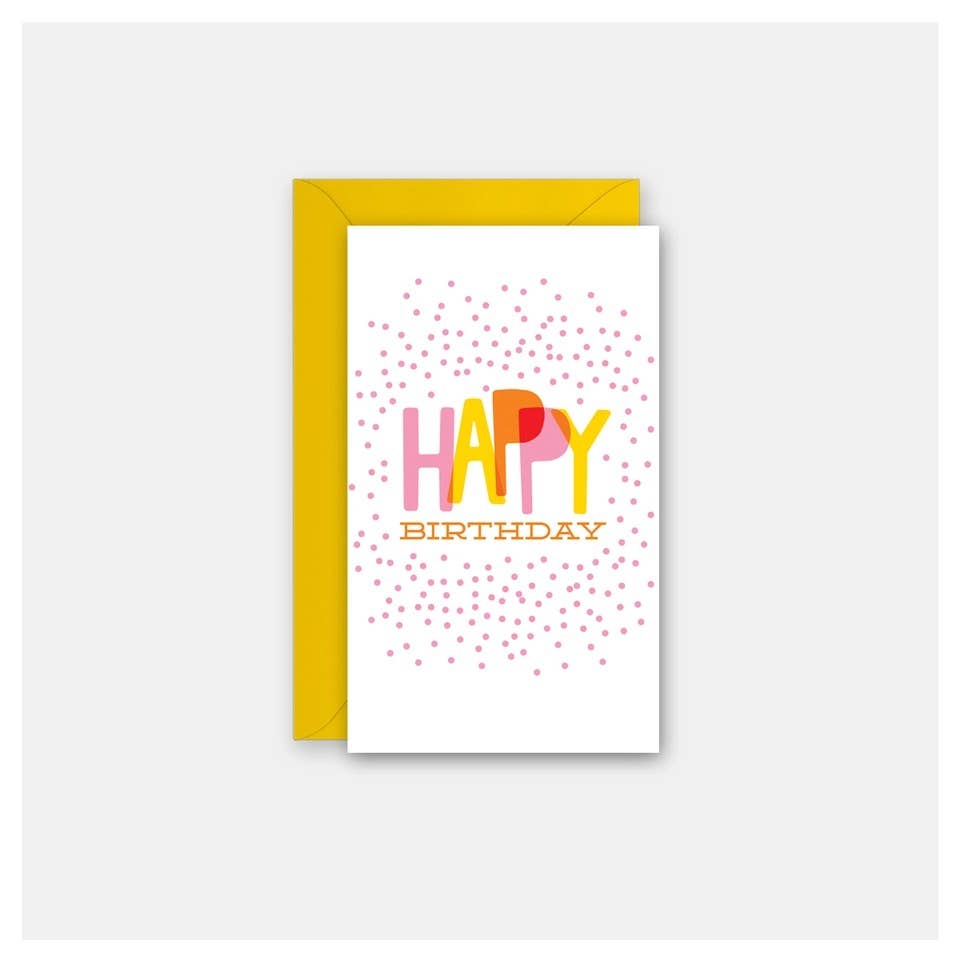 Confetti Birthday - Gift Enclosure Card - Nandy&
