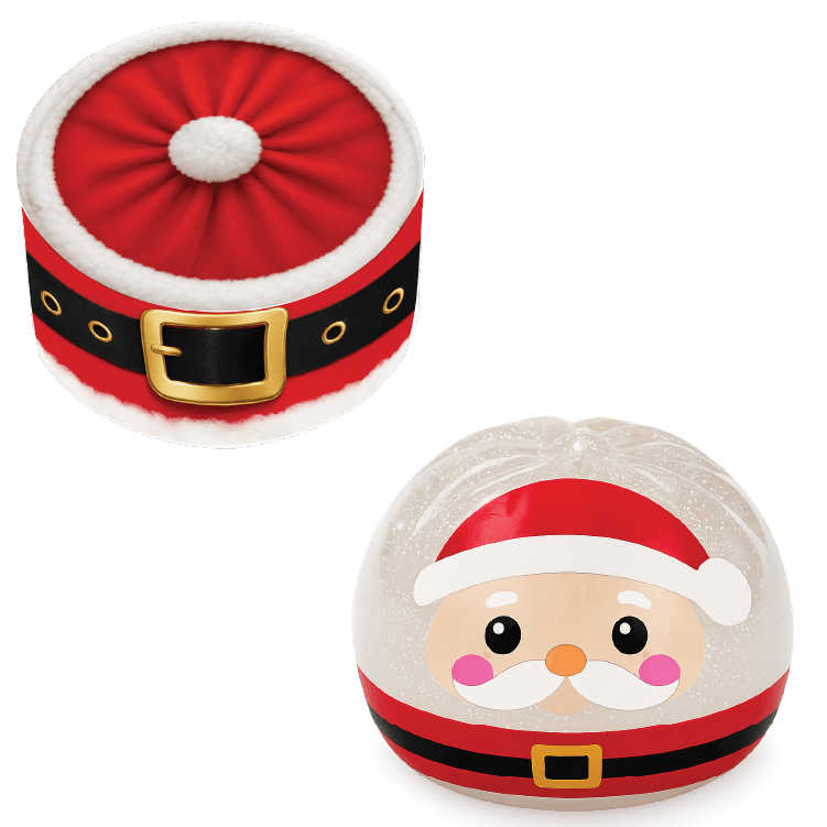 Fun Doh Christmas Dumpling Squishy Toy 12pc Holiday Display - Nandy&