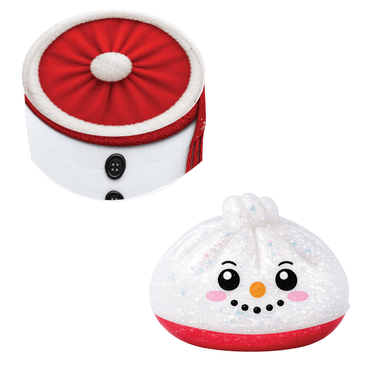 Fun Doh Christmas Dumpling Squishy Toy 12pc Holiday Display - Nandy&