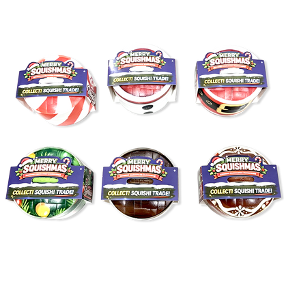 Fun Doh Christmas Dumpling Squishy Toy 12pc Holiday Display - Nandy&