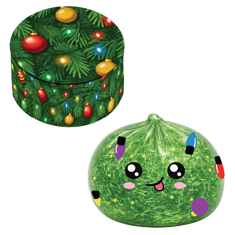 Fun Doh Christmas Dumpling Squishy Toy 12pc Holiday Display - Nandy&