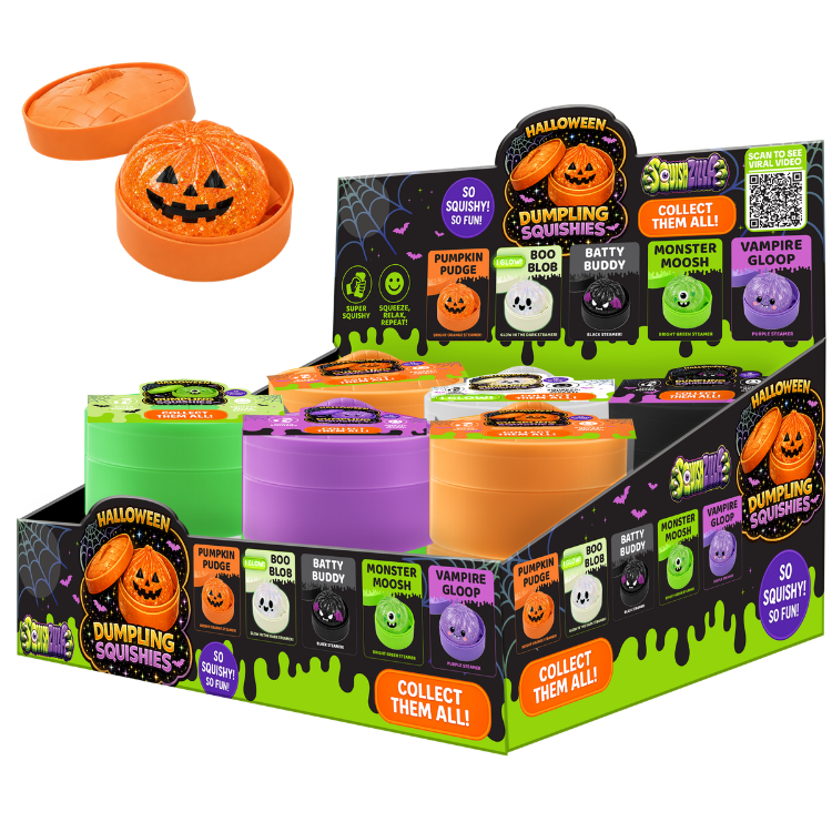 Fun Doh Halloween Dumpling Squishy Toy - 12/Display - Nandy&