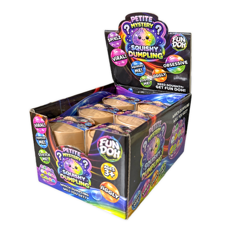 Fun Doh Petite (Mini) 2.5" Mystery Dumpling Squishy Toy - Nandy&