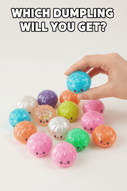Fun Doh Petite (Mini) 2.5" Mystery Dumpling Squishy Toy - Nandy&