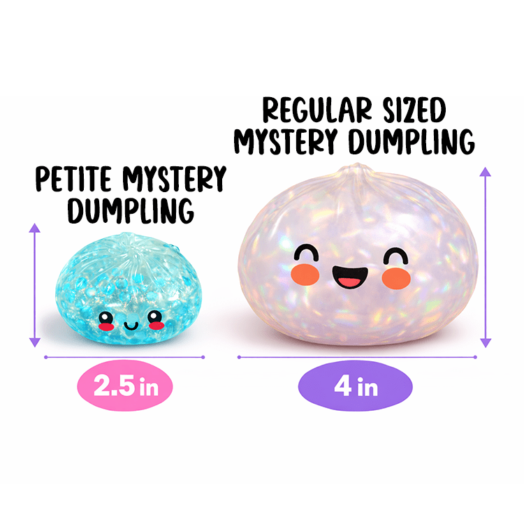 Fun Doh Petite (Mini) 2.5" Mystery Dumpling Squishy Toy - Nandy&