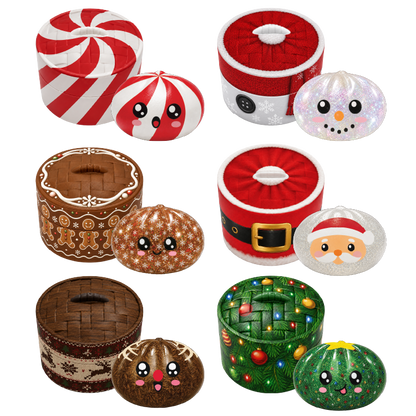 Fun Doh Petite (Mini) Squishy Christmas Dumplings Toy - Nandy&