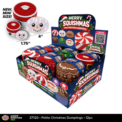 Fun Doh Petite (Mini) Squishy Christmas Dumplings Toy - Nandy&