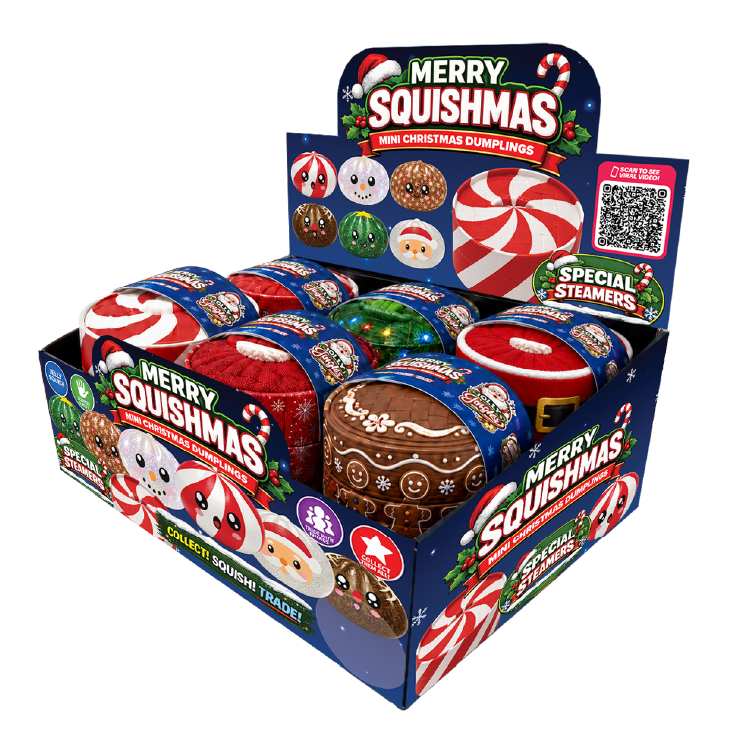 Fun Doh Petite (Mini) Squishy Christmas Dumplings Toy - Nandy&