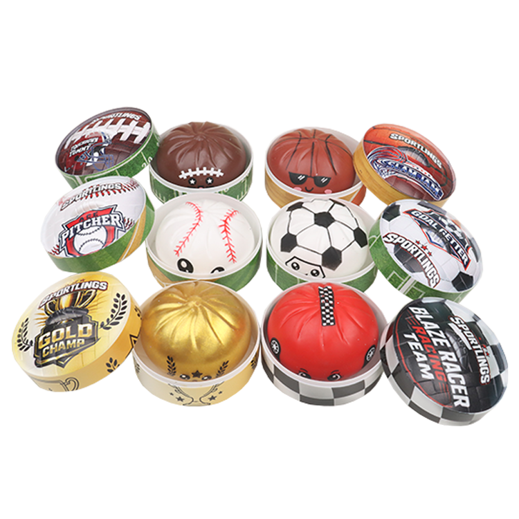 Fun Doh Sports Dumpling Squishy Fidget Toy - 12/Display - Nandy&