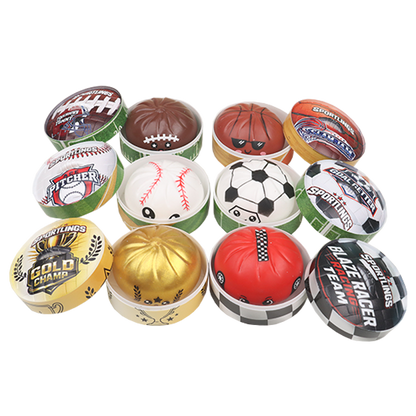 Fun Doh Sports Dumpling Squishy Fidget Toy - 12/Display - Nandy&