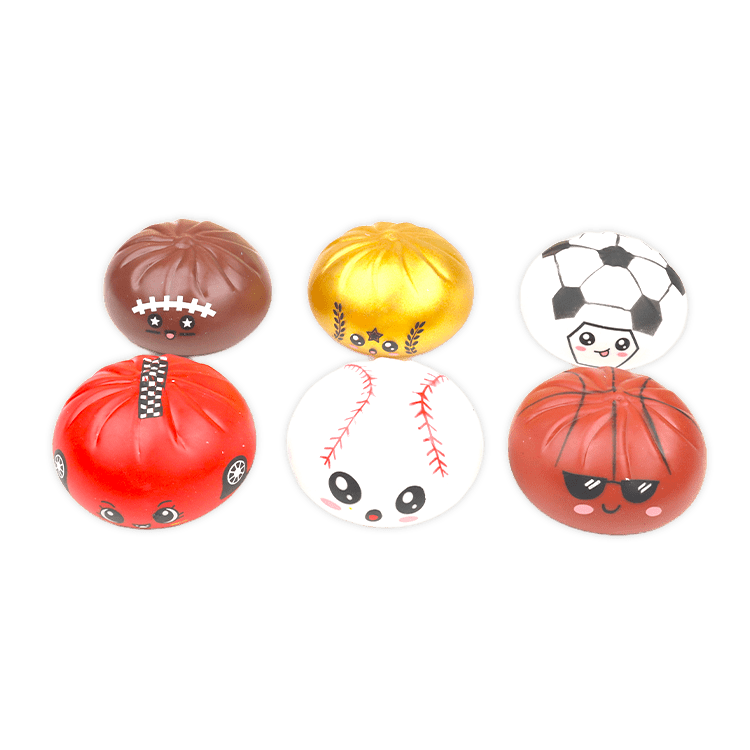 Fun Doh Sports Dumpling Squishy Fidget Toy - 12/Display - Nandy&