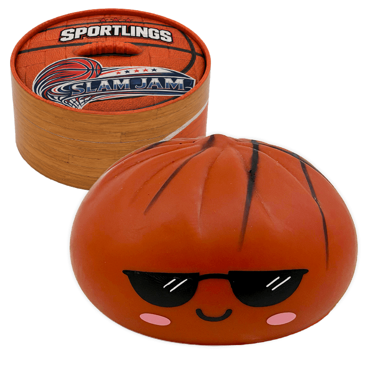 Fun Doh Sports Dumpling Squishy Fidget Toy - 12/Display - Nandy&
