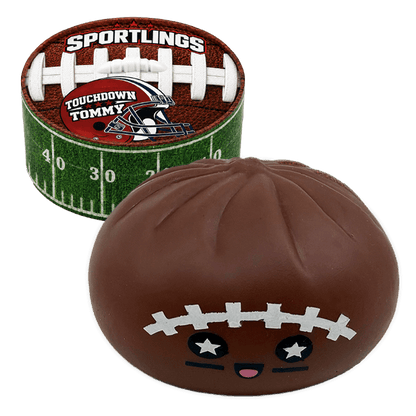 Fun Doh Sports Dumpling Squishy Fidget Toy - 12/Display - Nandy&