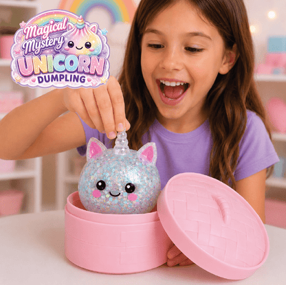 Fun Doh Unicorn Mystery Dumpling Squishy Toy - 12/Display - Nandy&