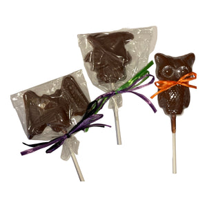 Halloween Suckers (Bats, Owl, Witch) - Nandy's CandyHalloween Suckers (Bats, Owl, Witch)