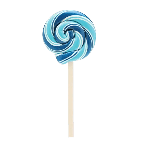 Handmade Lollipop - Blue Raspberry - 1 oz - Nandy&