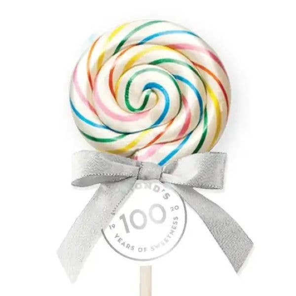 Handmade Lollipop w/ Bow - Birthday Cake - 2 oz - Nandy&