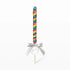 Handmade Spiral Lollipop - Rainbow Blast Fruit Punch - 2 oz - Nandy&