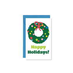 Happy Holidays Mini Card - Nandy's CandyHappy Holidays Mini Card