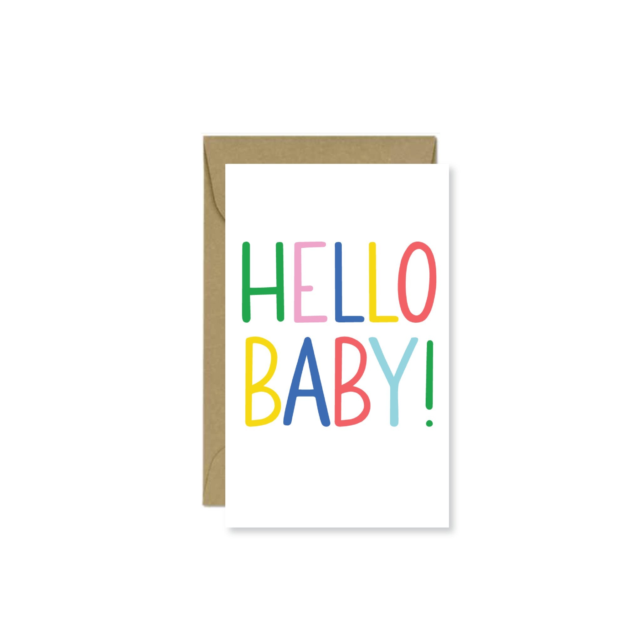 Hello Baby Mini Card - Nandy's CandyHello Baby Mini Card